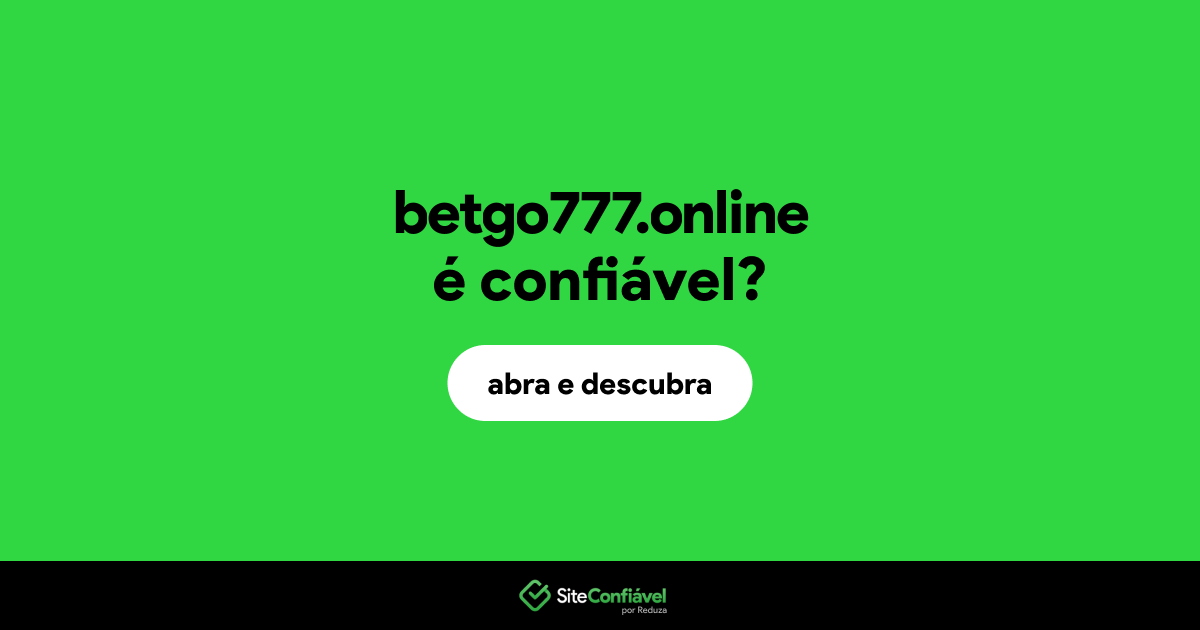 O site betgo777.online é confiável?