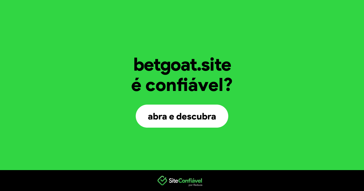 O site betgoat.site é confiável?