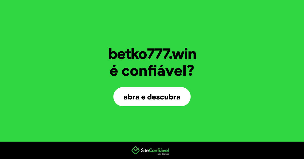 O site betko777.win é confiável?