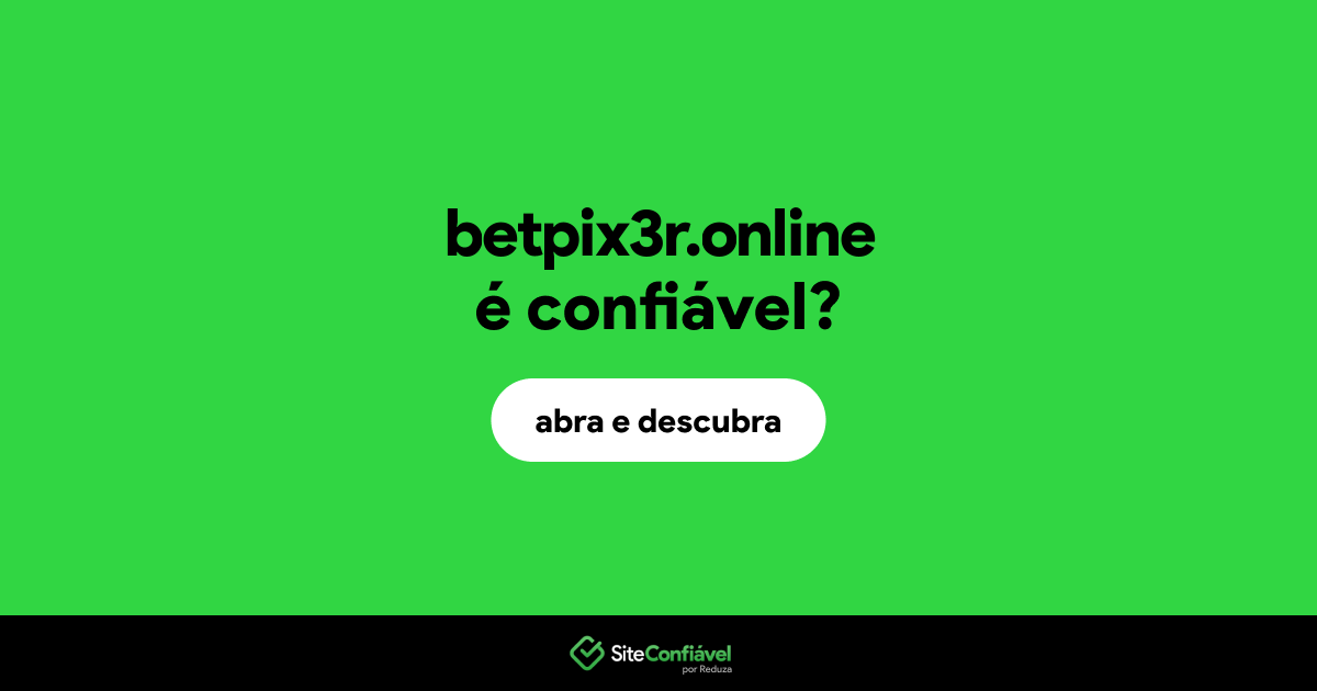 O site betpix3r.online é confiável?