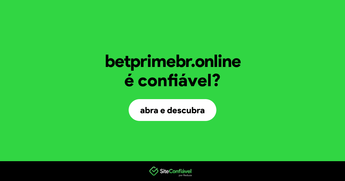 O site betprimebr.online é confiável?