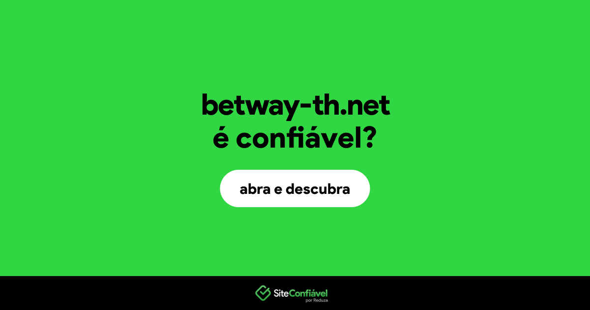 O site betway-th.net é confiável?