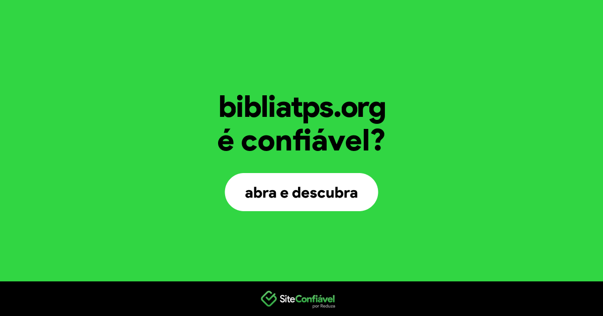 O site bibliatps.org é confiável?