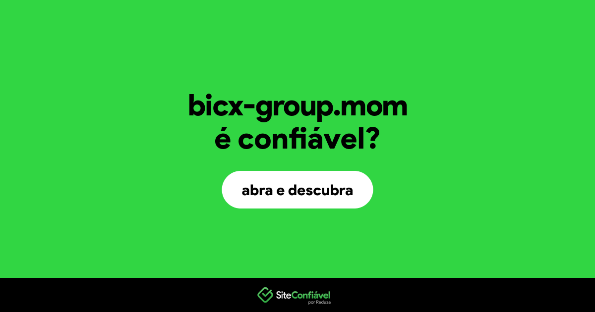 O site bicx-group.mom é confiável?