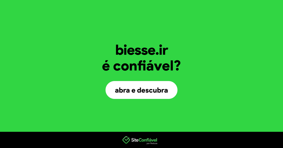 O site biesse.ir é confiável?