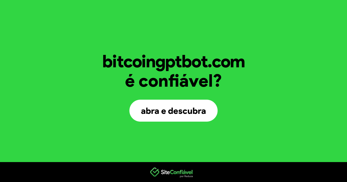 O site bitcoingptbot.com é confiável?