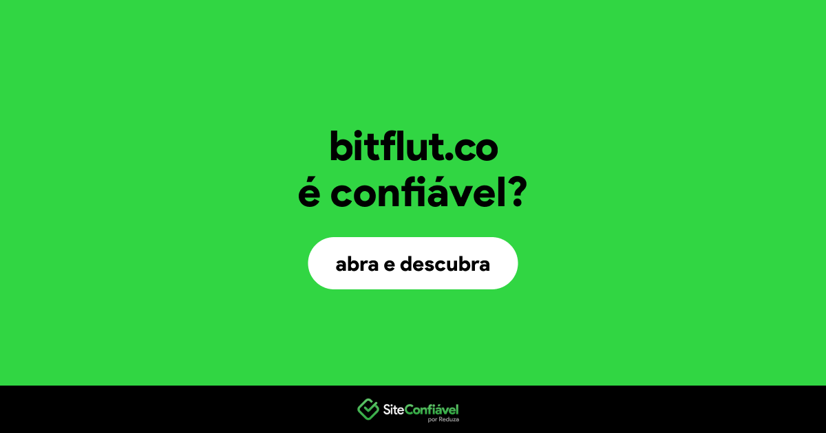 O site bitflut.co é confiável?