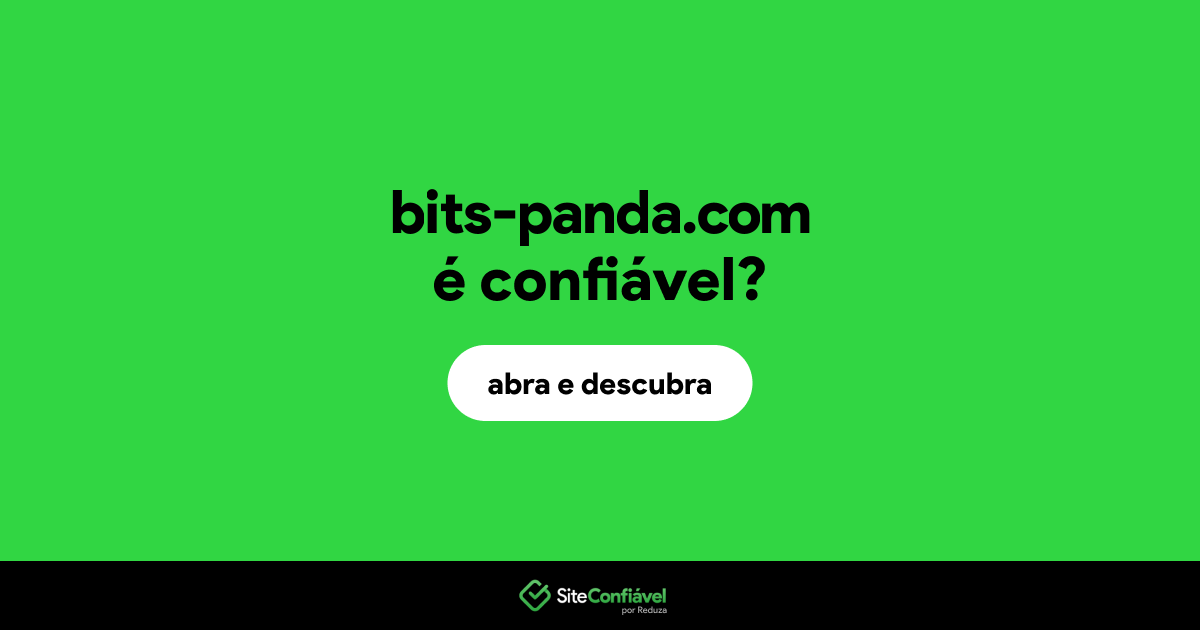 O site bits-panda.com é confiável?