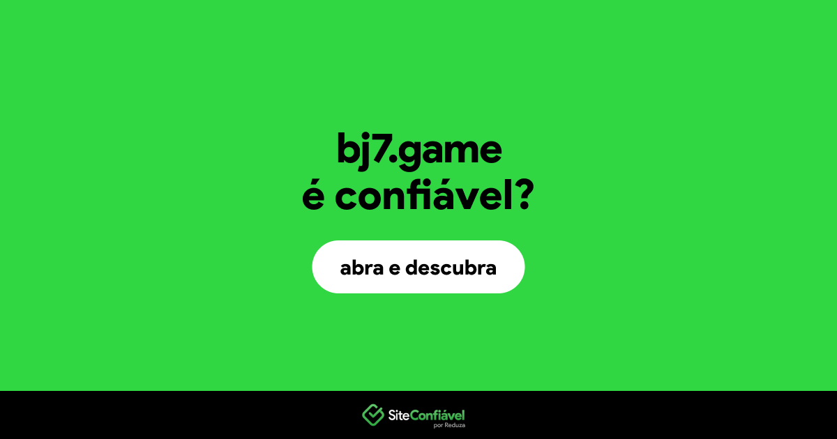 O site bj7.game é confiável?