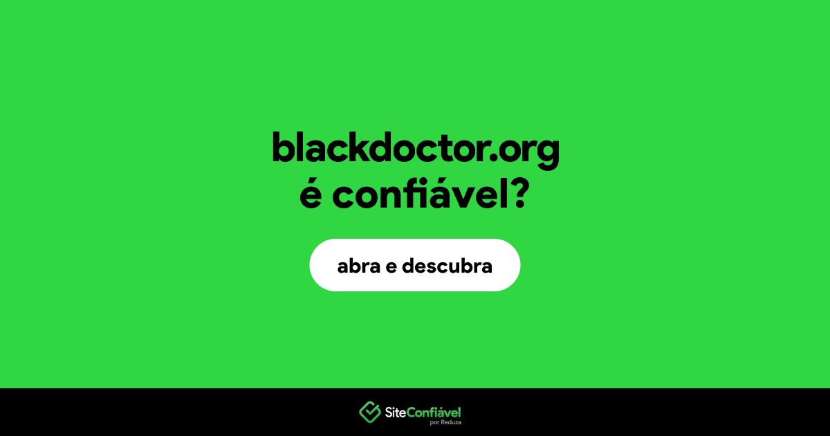 O site blackdoctor.org é confiável?