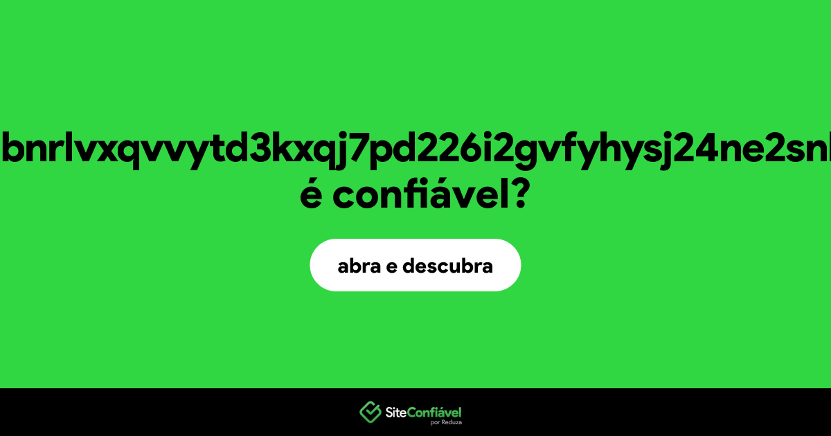 O site blackpyoc3gbnrlvxqvvytd3kxqj7pd226i2gvfyhysj24ne2snkmnyd.onion é confiável?