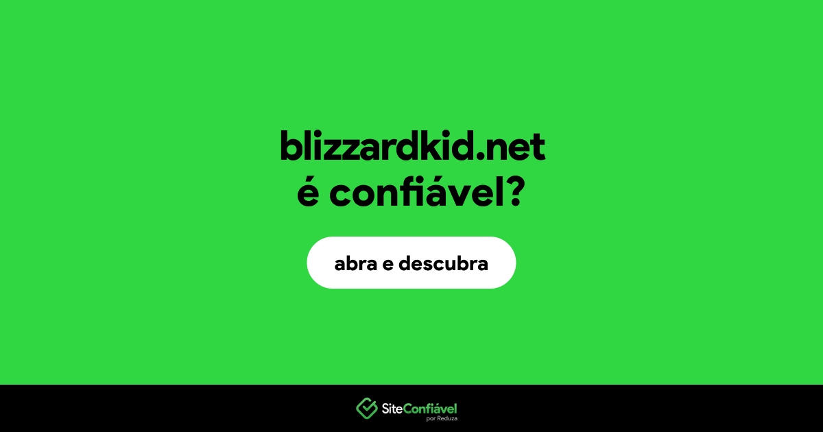 O site blizzardkid.net é confiável?