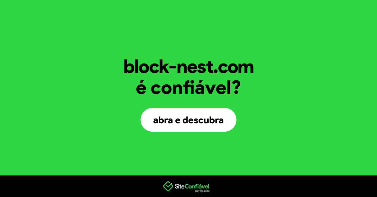 O site block-nest.com é confiável?