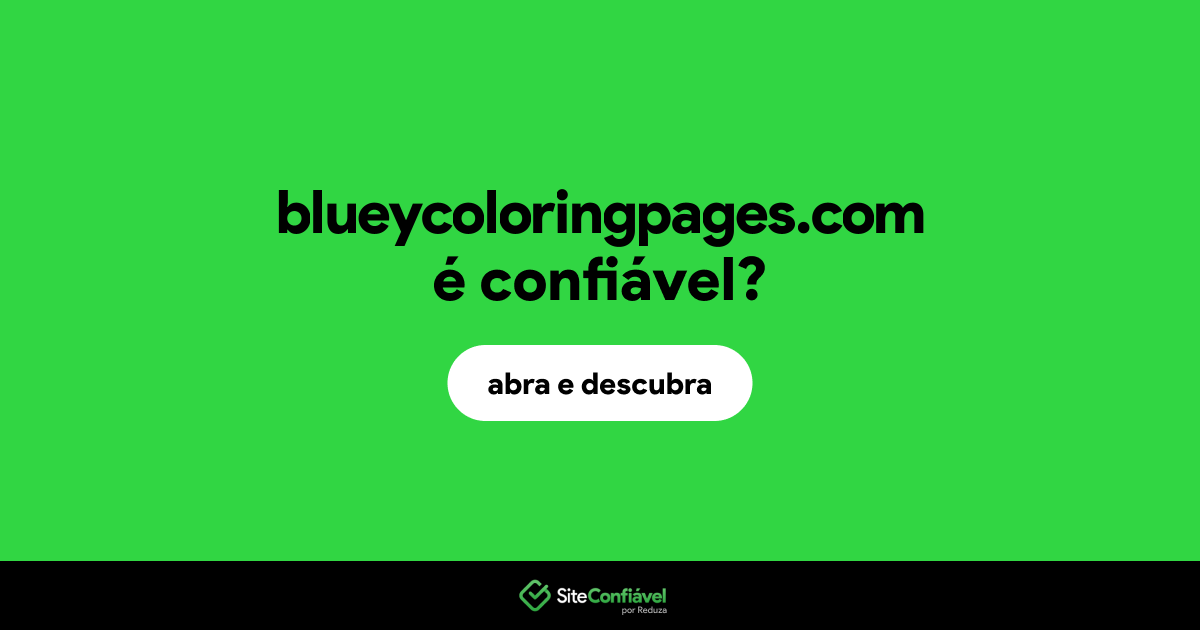 O site blueycoloringpages.com é confiável?