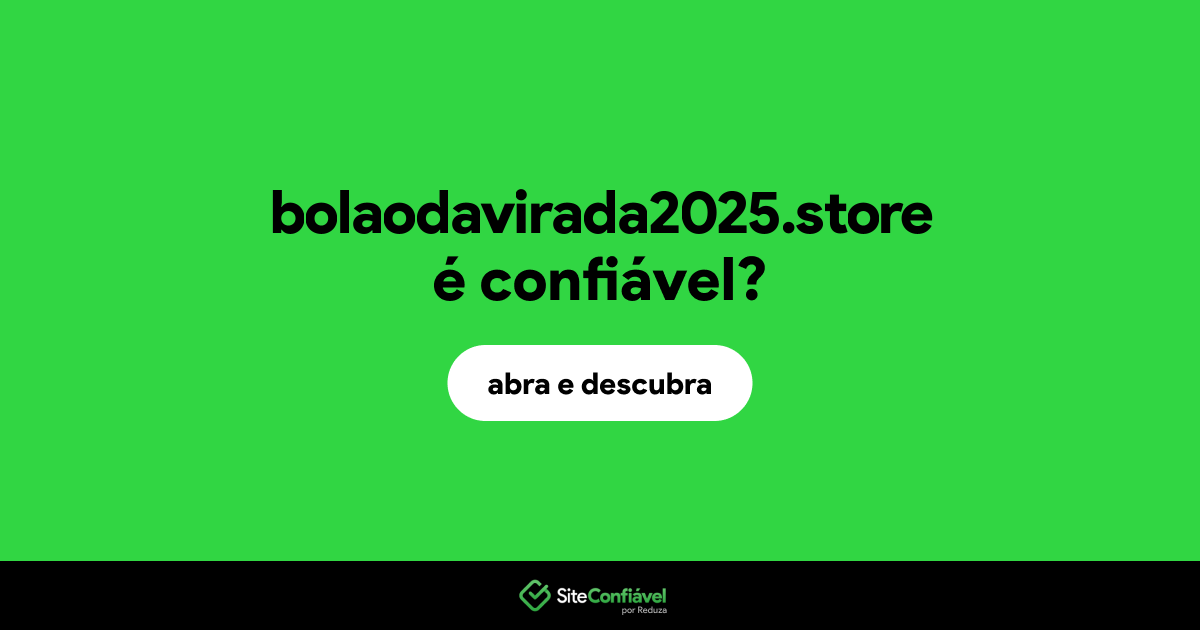 O site bolaodavirada2025.store é confiável?