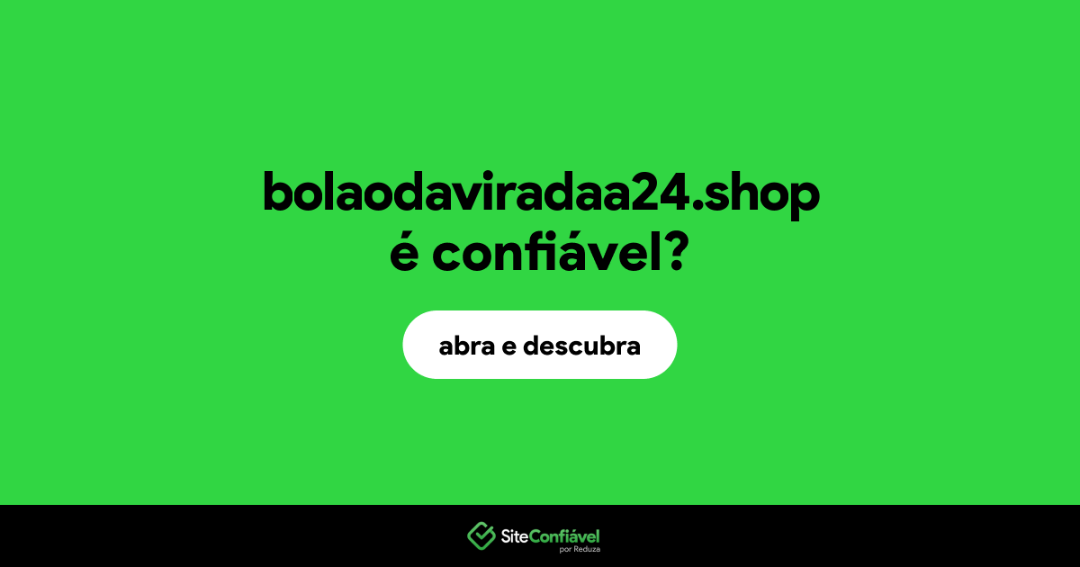 O site bolaodaviradaa24.shop é confiável?