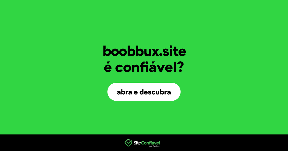 O site boobbux.site é confiável?