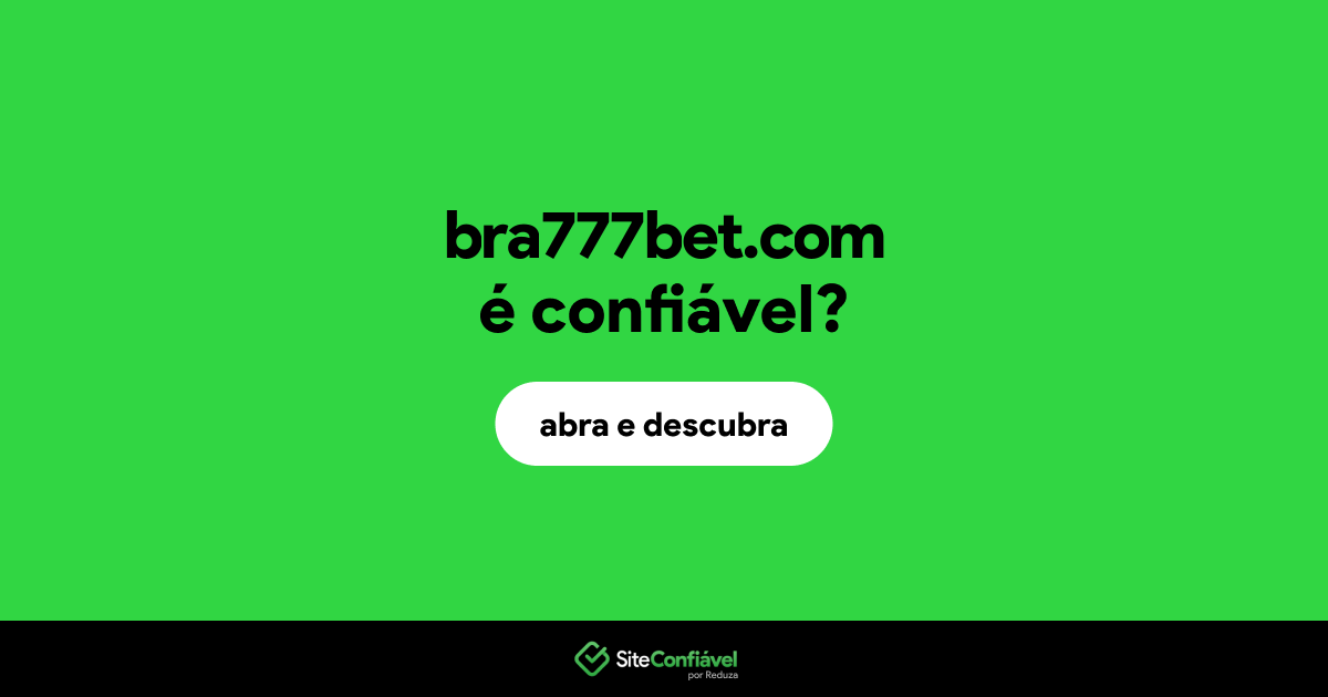 O site bra777bet.com é confiável?