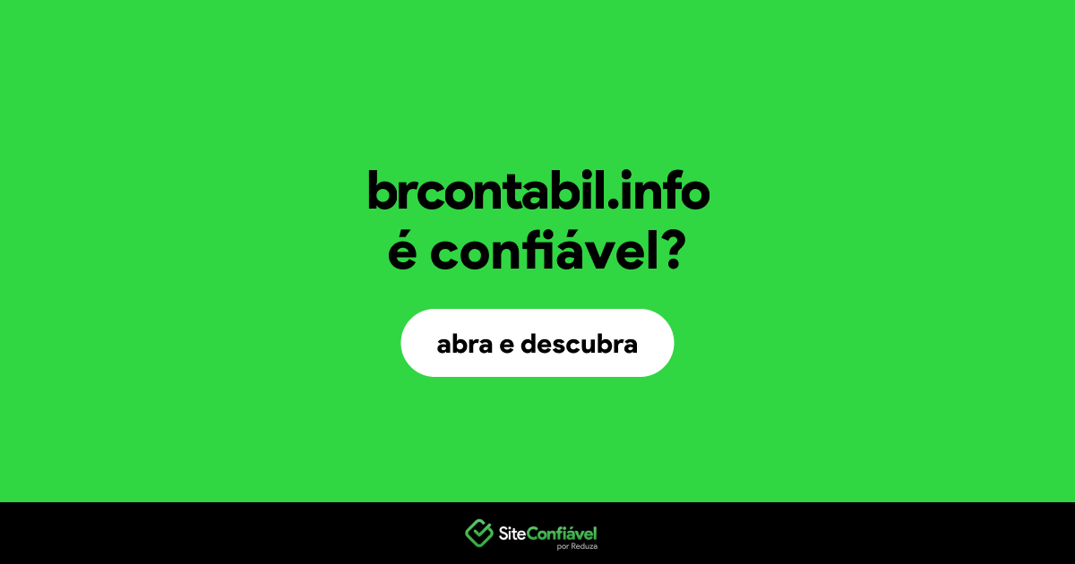O site brcontabil.info é confiável?
