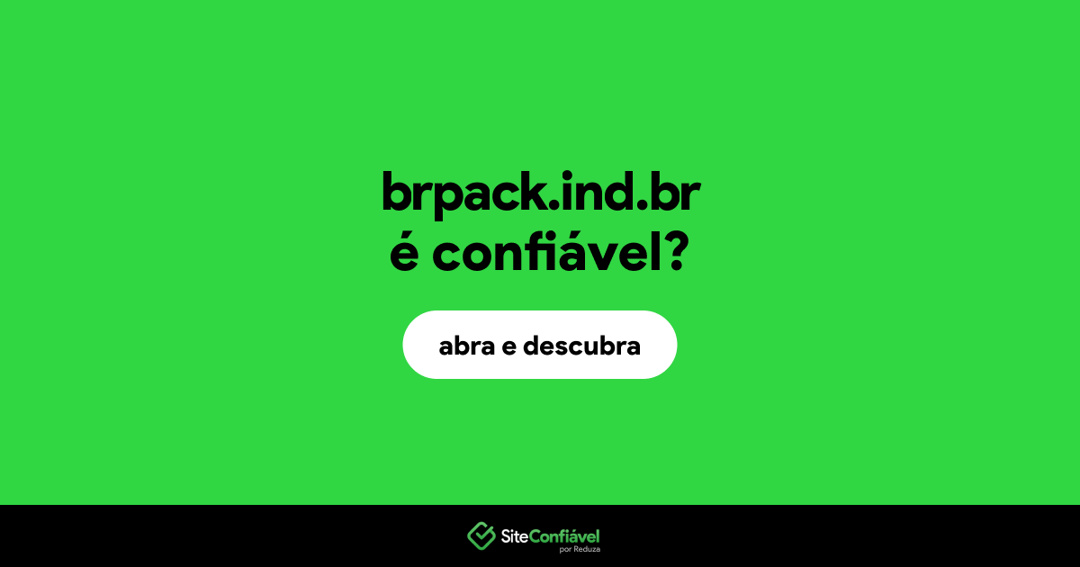 O site brpack.ind.br é confiável?