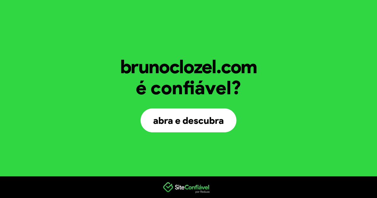O site brunoclozel.com é confiável?