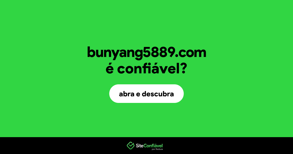 O site bunyang5889.com é confiável?