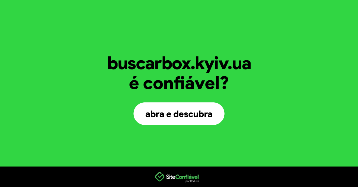 O site buscarbox.kyiv.ua é confiável?