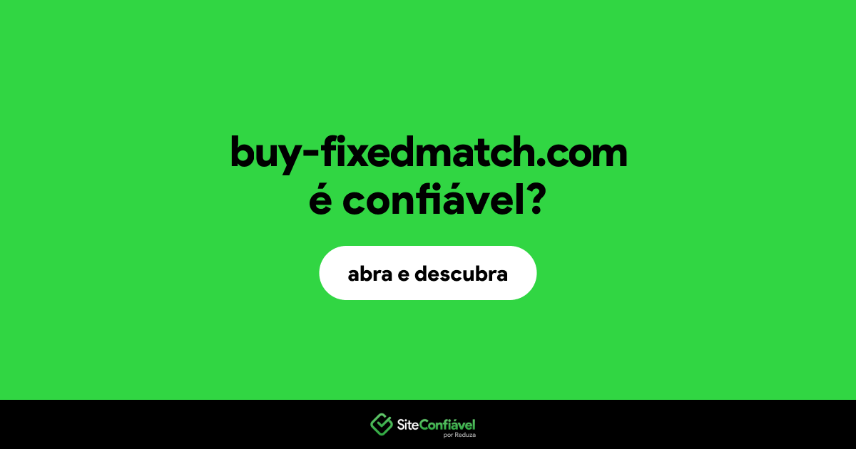 O site buy-fixedmatch.com é confiável?