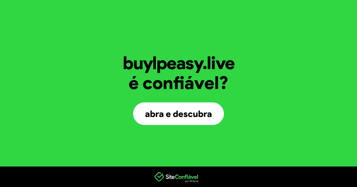 O site buylpeasy.live é confiável?