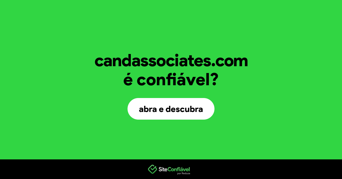O site candassociates.com é confiável?
