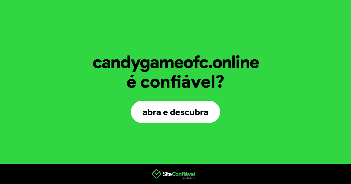 O site candygameofc.online é confiável?