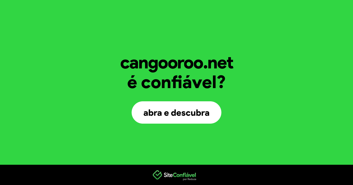O site cangooroo.net é confiável?