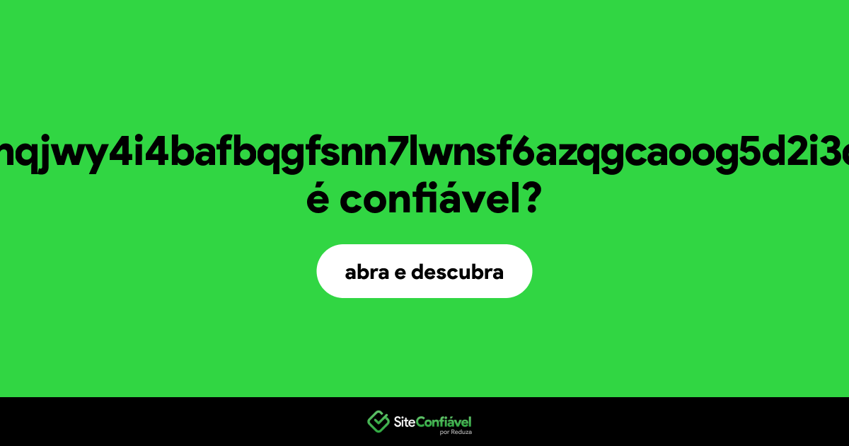 O site cannaexsunpnqjwy4i4bafbqgfsnn7lwnsf6azqgcaoog5d2i3qw2uyd.onion é confiável?