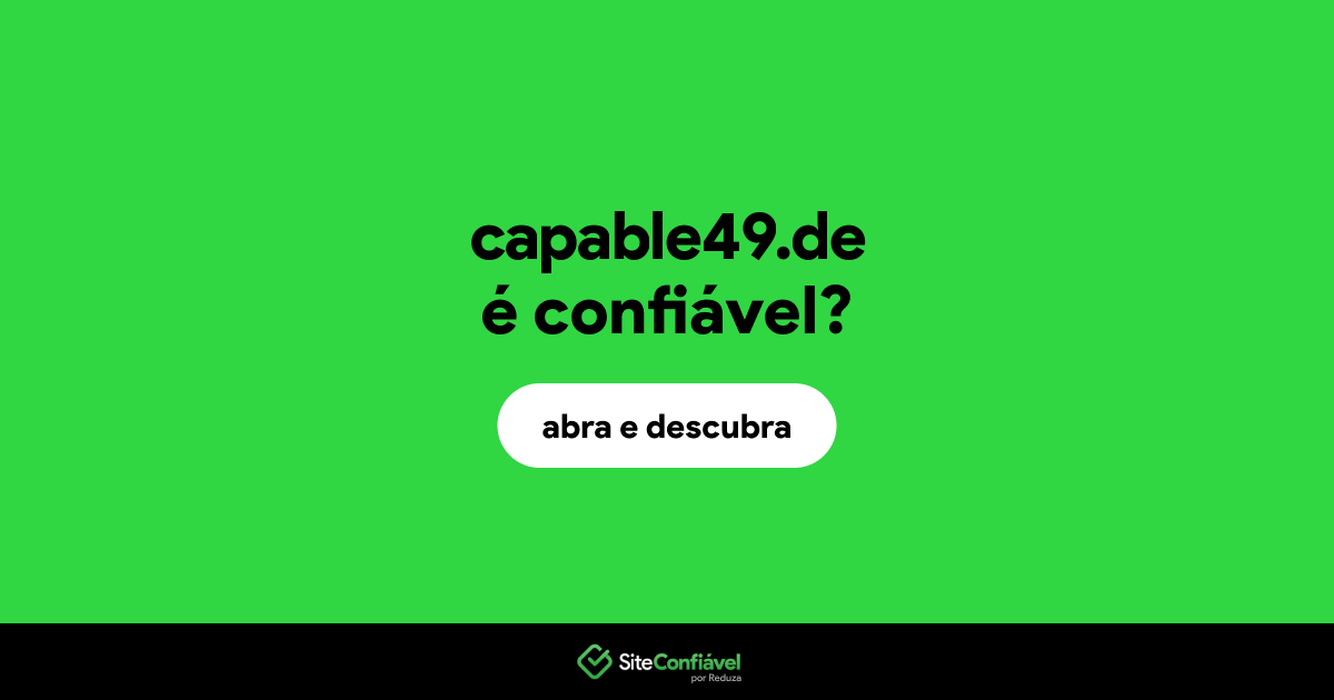 O site capable49.de é confiável?