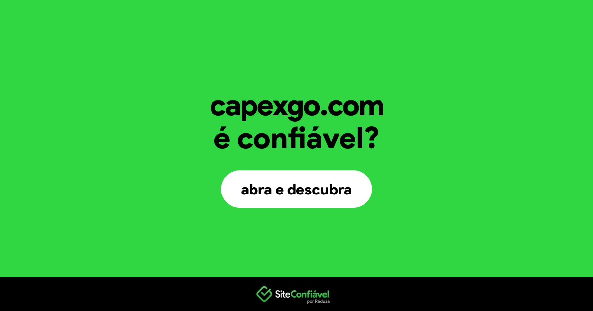 O site capexgo.com é confiável?