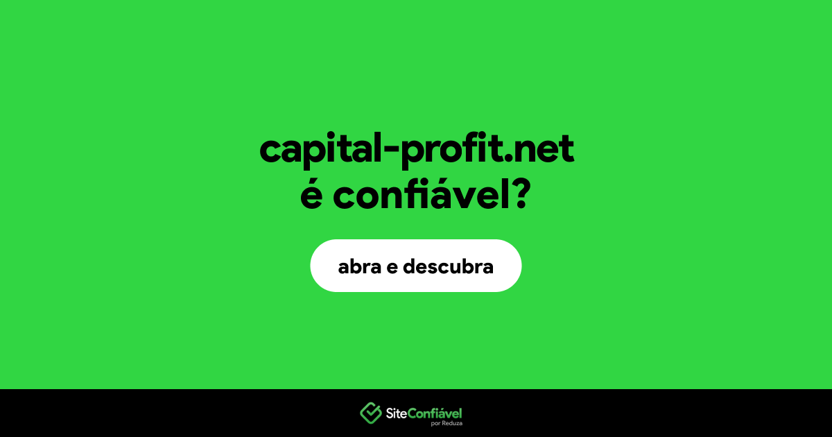 O site capital-profit.net é confiável?