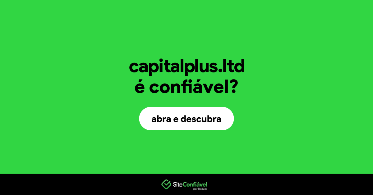 O site capitalplus.ltd é confiável?