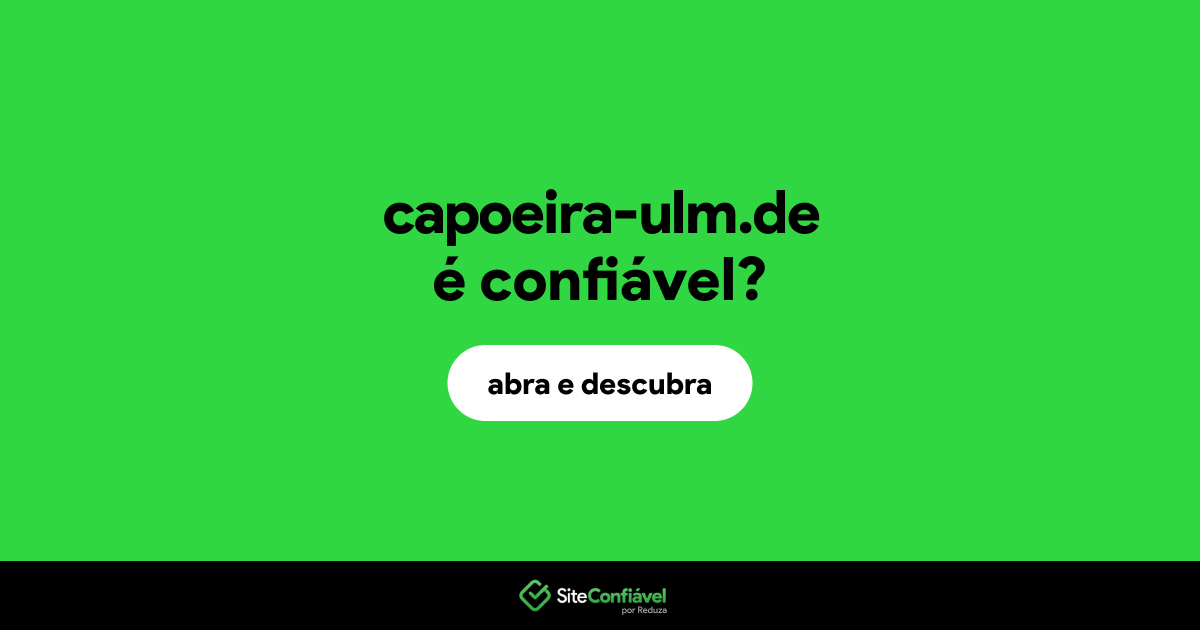 O site capoeira-ulm.de é confiável?