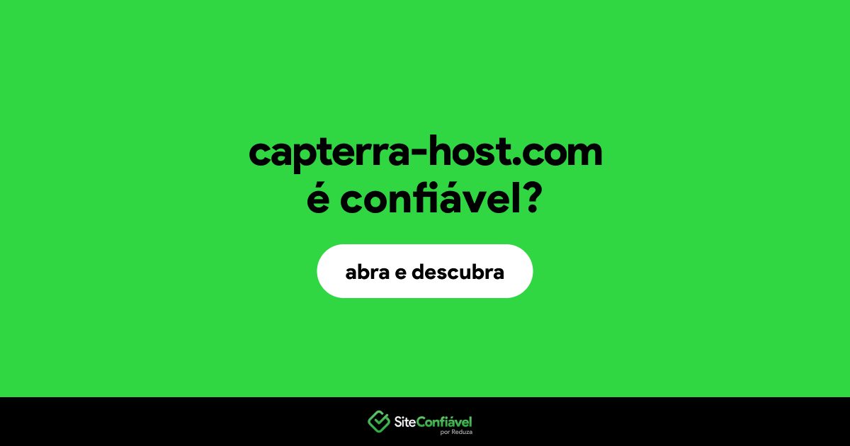 O site capterra-host.com é confiável?