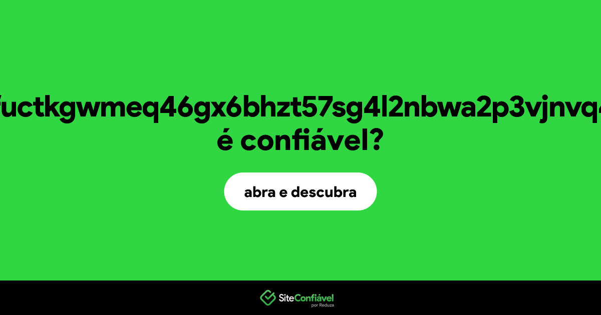 O site cards7ndxk4fuctkgwmeq46gx6bhzt57sg4l2nbwa2p3vjnvq4trhkad.onion é confiável?