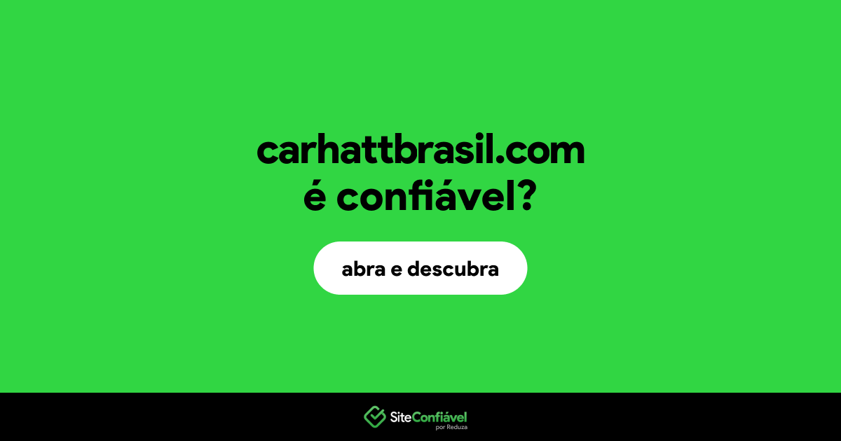 O site carhattbrasil.com é confiável?