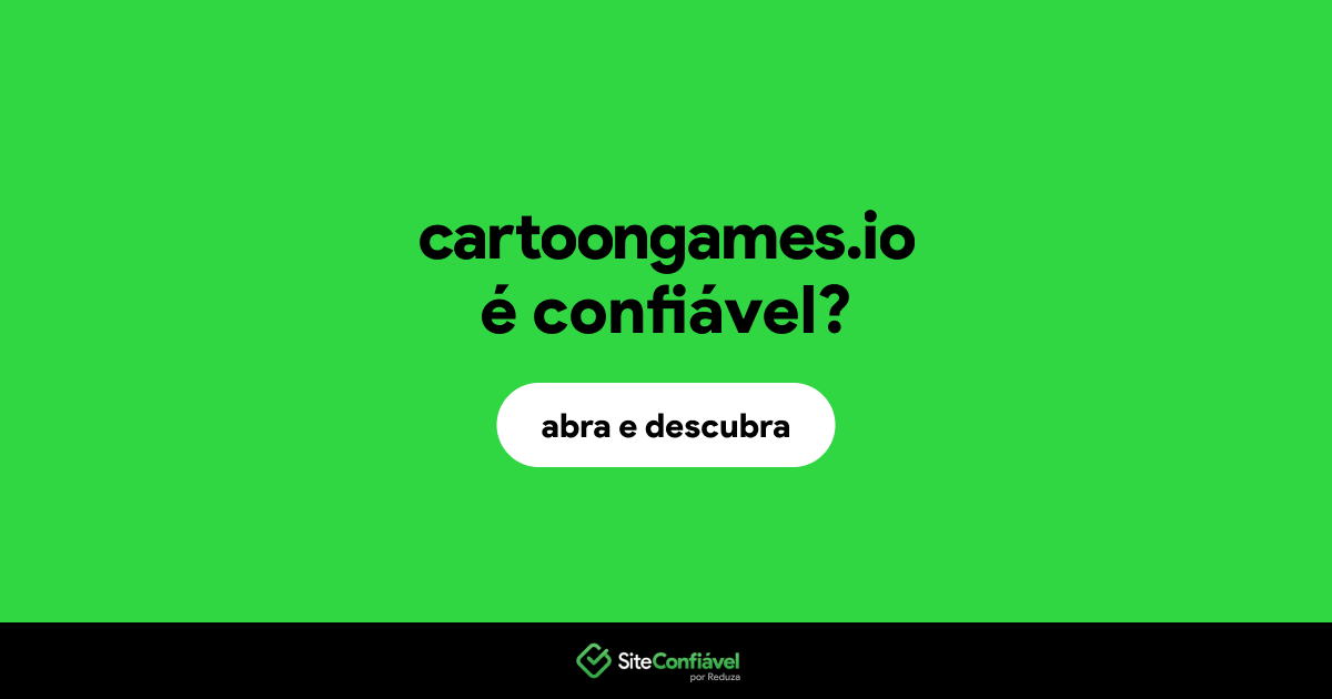 O site cartoongames.io é confiável?