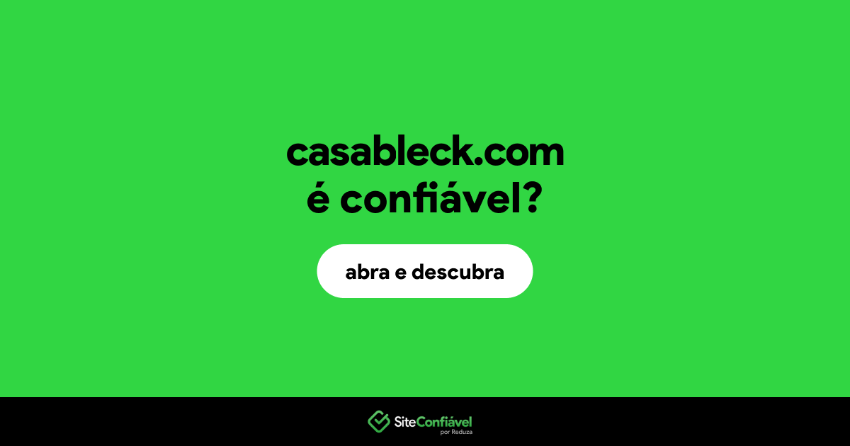 O site casableck.com é confiável?