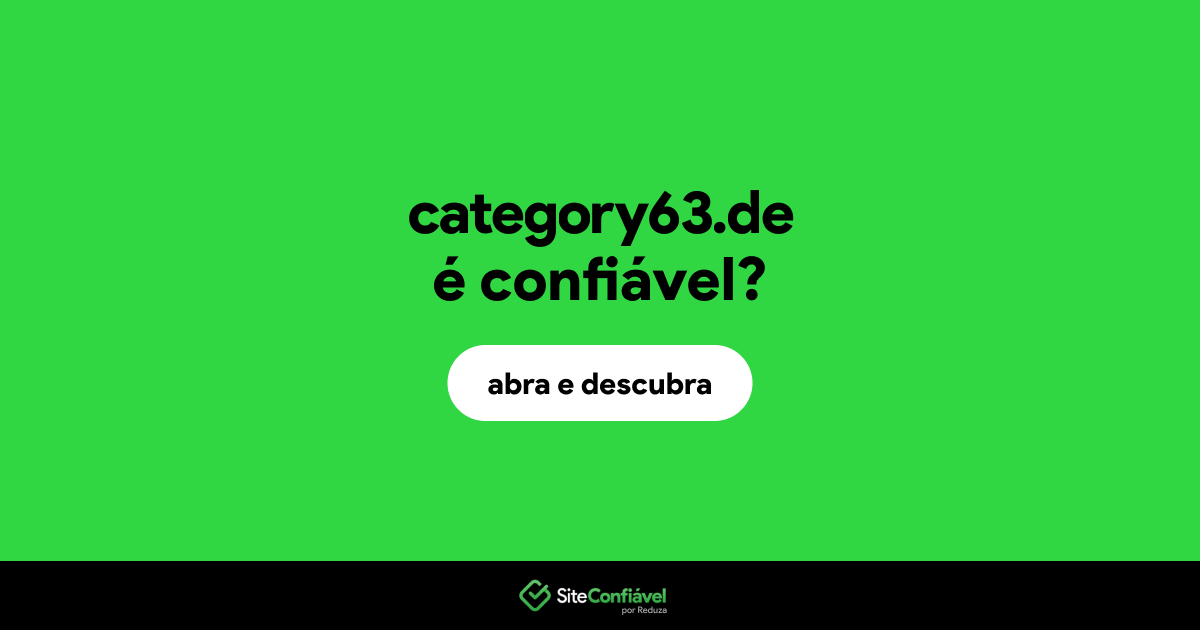 O site category63.de é confiável?