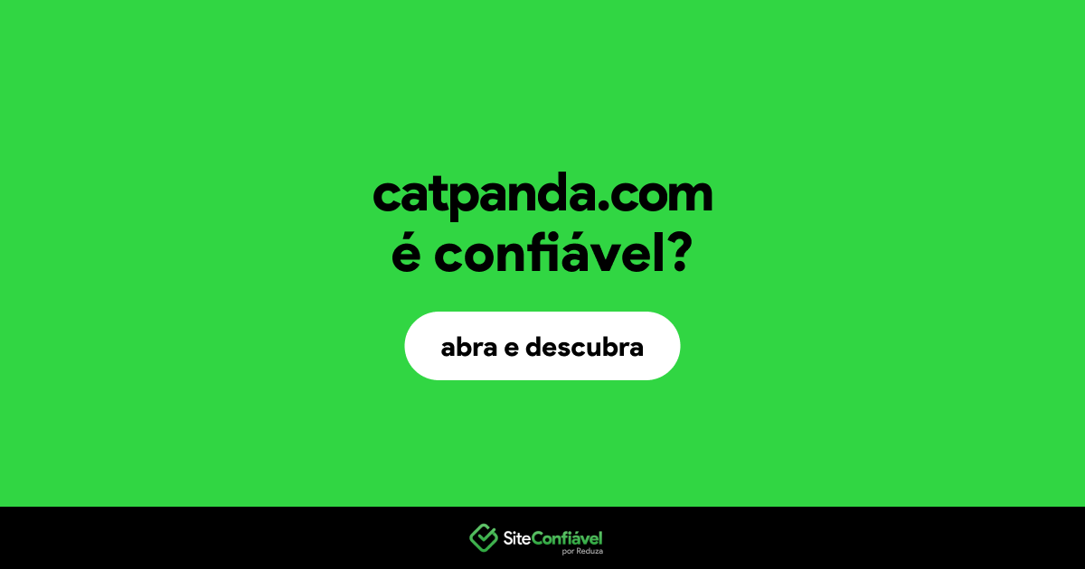 O site catpanda.com é confiável?