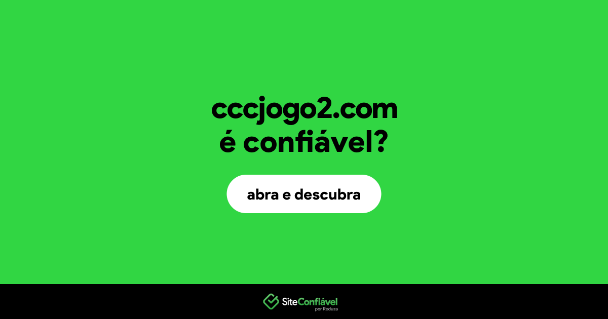 O site cccjogo2.com é confiável?