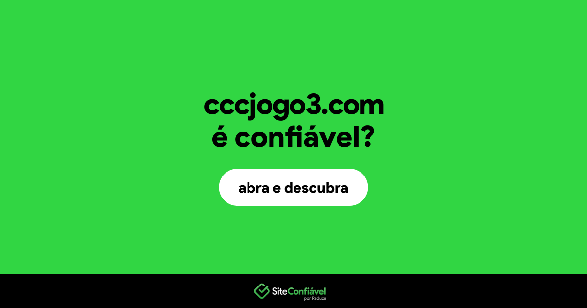 O site cccjogo3.com é confiável?