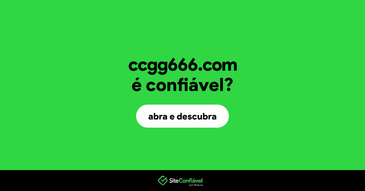 O site ccgg666.com é confiável?