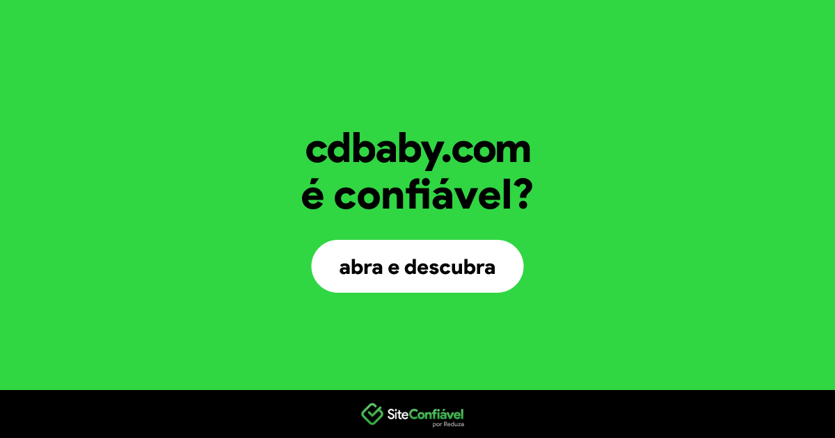 O site cdbaby.com é confiável?