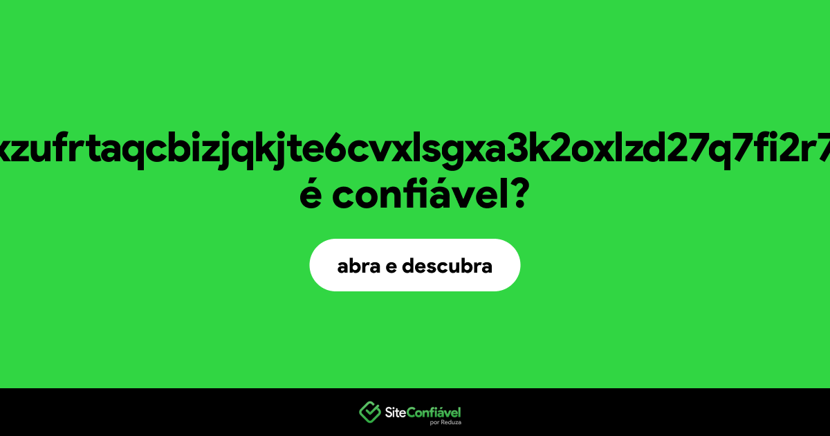 O site ceyt3r2jnxzufrtaqcbizjqkjte6cvxlsgxa3k2oxlzd27q7fi2r7qad.onion é confiável?